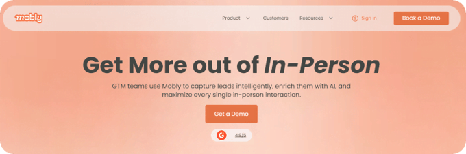 Mobly homepage