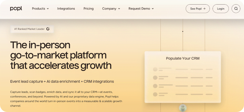 Popl homepage