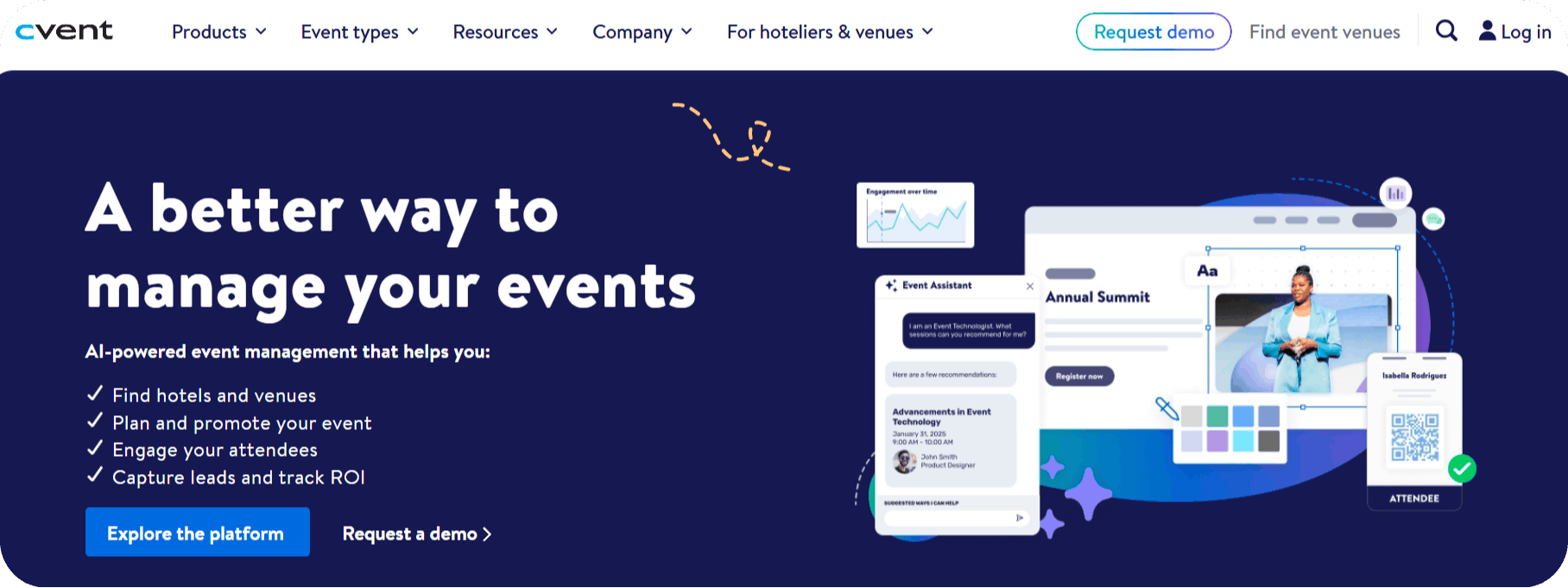 Cvent LeadCapture homepage